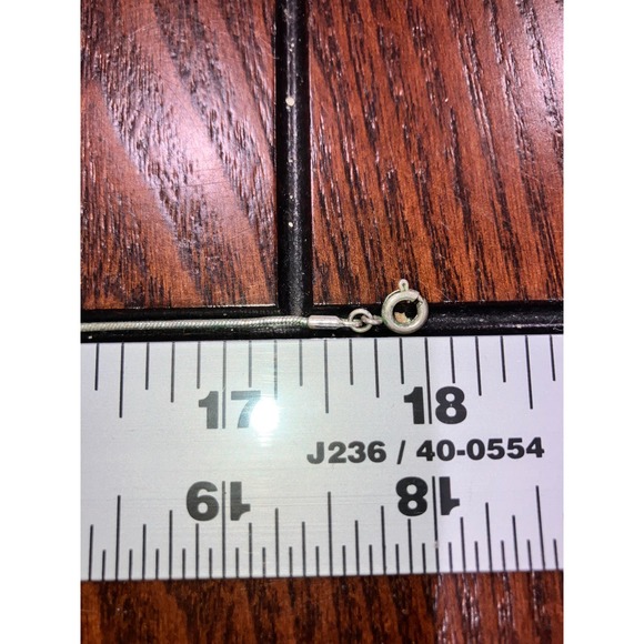 Vintage Roman Purple Stone Silver-Tone Modern Pendant Necklace! - Picture 8 of 8